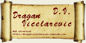 Dragan Vicelarević vizit kartica